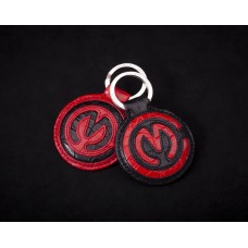 MOTOCORSE Official CROCODILE Leather Key Chain (Fob/Ring)